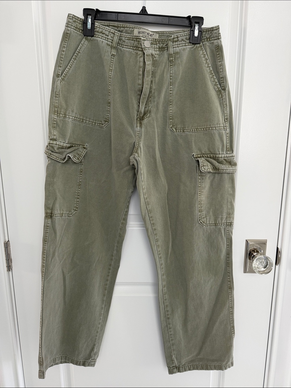 Velvet Heart Olive Green Cargo Pants
